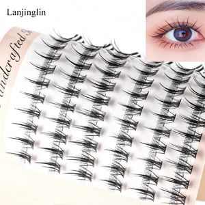 6 rangées 120 paquets d'extension des cils naturels en faux vison de vison naturel individu 9101112 mm cils maquillage cilia faux oeil 240420