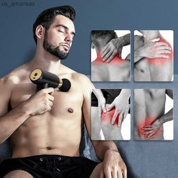 6 snelheden Fascia Massage Gun Afslanken Massager voor Body Pijnbestrijding Percussie Therapie Anti Cellulite Deep Tissue Muscle Relax L230523