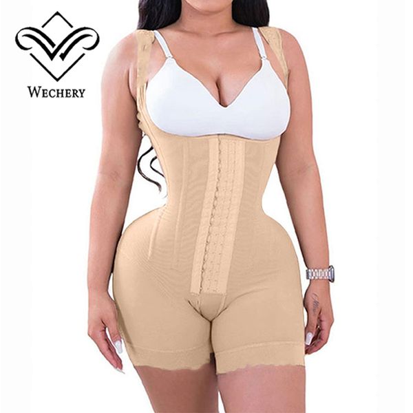 6 os en acier 45% élasthanne haute Compression bout à bout contrôle du ventre Fajas Colombianas Shapewear