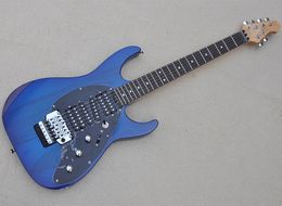 Chitarra elettrica a 6 corde in frassino blu con tastiera in palissandro