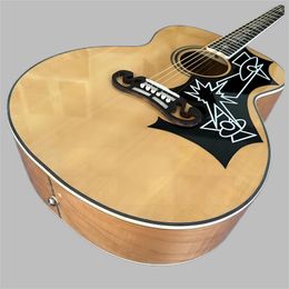 Tienda personalizada, hecha en China, guitarra acústica de 42 pulgadas de alta calidad, diapasón de caoba, envío gratis 258