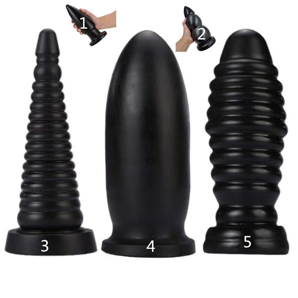 6 estilo Big Dildo xxxl Buttplug Anal enchufe 2021 Nuevos juguetes sexys para hombres Holte de culo Toy Gay Dilator Adult Sexyo