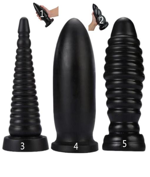 6 Estilo Big Dildo xxxl Buttplug Anal enchufe 2021 Nuevos juguetes sexys para hombres Holte de culo Toy Gay Dilator Adult SexyO3456952