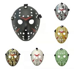 Masques de mascarade de style 6 style Jason Cosplay Masque Skull Jason vs Vendredi Horreur Hockey Costume Costume Scary Mask Festival PA9946098