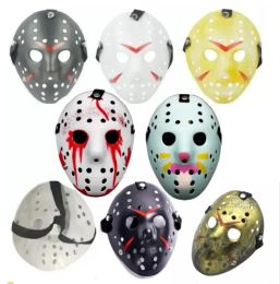6 Masques de mascarade complets de style Jason Cosplay Crâne Masque Jason vs Vendredi Horreur Hockey Halloween Costume Effrayant Masque FY2931