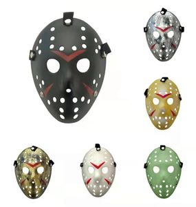 Masques de mascarade en plein visage de style Jason Cosplay Masque Skull Jason Vs Vendredi Horreur Hockey Halloween Costume Scary Mask Festival PA1560120