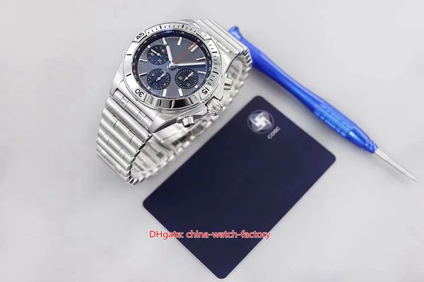 6 Estilo Reloj para hombre GF Maker Super Calidad 42 mm Chronomat B01 42 Cronógrafo Workin Sapphire ETA 7750 B01 Movimiento Relojes mecánicos automáticos Relojes de pulsera para hombre 3