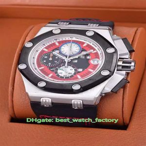 6 -stijl verkopen horloges van hoge kwaliteit 42 mm offshore 226078 Chronograph Workin lederen bands Sapphire Glass VK Quartz Movement M2444