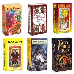 6 stijl tarotkaarten in Russische hoogwaardige pokerkaart met papieren handleiding TAPO Deck Trading Card Games