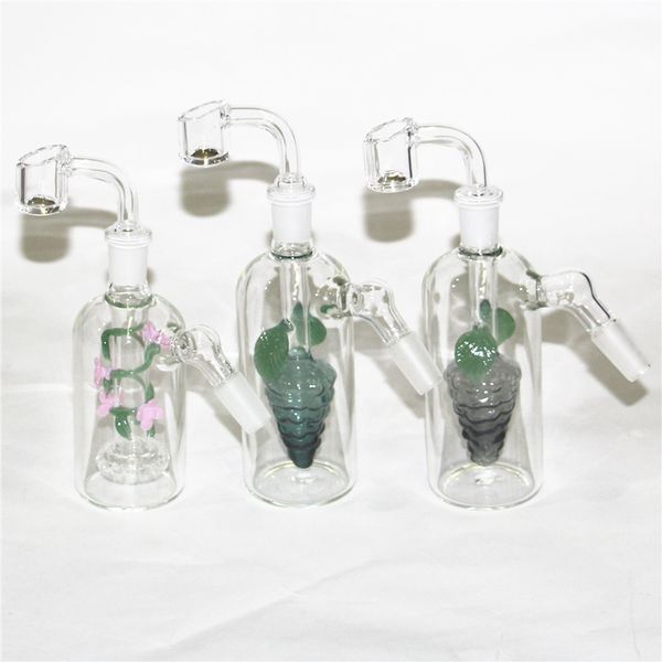 6 Styles Couleur Narguilé Verre Ash Catcher Bowl Bubbler 14mm Mâle Femelle Ashcatcher Bols Pour Verre Eau Bongs Dab Rigs Fumer Des Tuyaux De Brûleur À Huile