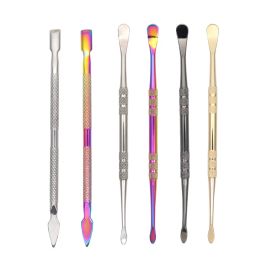 6 Styles Verre Dabber Outils Couleur Fumer Dab Cap Pour Cire Huile Tabac Quartz Banger Ongles Verre Eau Bongs