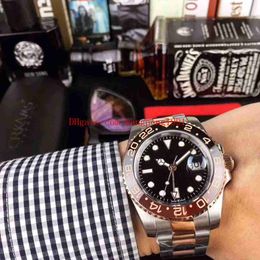 6 styles Top montres pour hommes 40mm 126710 126711 acier inoxydable lunette en céramique mécanique automatique montres pour hommes