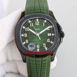 6 Styles Montres De Haute Qualité Édition Limitée 5167A 40mm DLC - Acier PVD Cal.324 S C Automatique Montre Homme Cadran Vert Bracelet Caoutchouc Hommes Montres De Sport