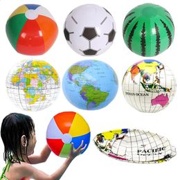 6 estilos para niños Juegos de agua inflables Bola Bola de piscina Juguetes Summer Fun Fun Blowon Bullon Prop para niños Regalos 240329