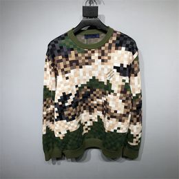#6 trui Franse modeontwerper vest pull shirts winter mannen vrouwen high street gebreide trui hoodie gebreide zweet sweatshirts 030