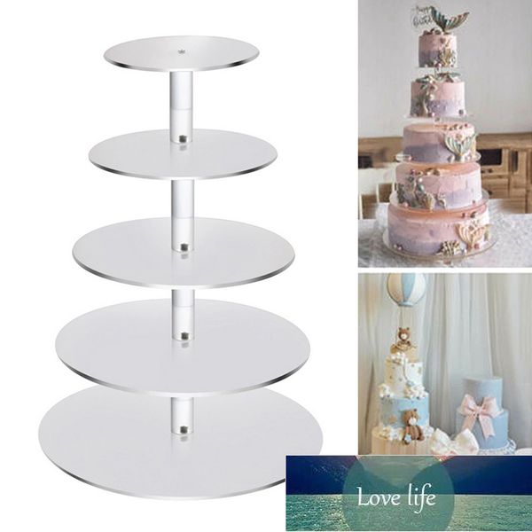 Support à macarons en acrylique Transparent à 6 niveaux, tour à cupcakes, présentoir à gâteaux pour fête d'anniversaire et de mariage, outils de décoration de gâteaux