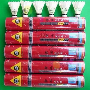 6 tubes livraison gratuite hangyu volants de badminton durable volant balle vol A 240223