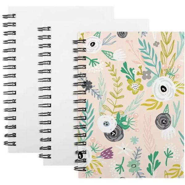 Blocs de notas / cuaderno / diario en blanco para sublimación de escritura personalizada imprimible de 6 x 8 pulgadas para regalos / promoción FY5282 ss1207