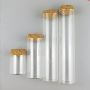 6 x Grote Hoge Borosilicaatglas Rechte Flessen Kurk Reageerbuizen Trouwbedankjes Display Containers 60ML 120ML 230MLhigh qty Widki