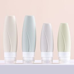 60/90 ml Siliconen Refilleerbare fles Lege reis draagbare verpakking Pers voor lotion shampoo cosmetische squeeze containers tools