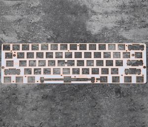 60 Aluminium mechanisch toetsenbord glasvezel Plaatondersteuning gk61 gk61s gh60 alleen ondersteuning op plaat gemonteerde stabilisator LJ2009222198842