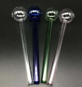 Pipe de brûleur d'huile de 60 cm de 15 cm xl Clear rose bleu vert bon marché Pyrex Brûleur d'huile en verre eau tube à main