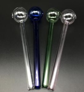 60 inch 15 cm XL Glasolie Pijpscheiding helder roze blauw groen goedkope pyrex glazen olieverbrander water handpijpen rookbuis4715690