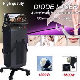 60 millions de coups Diode Laser Hair Removal Machine 755nm 808nm 1064nm Diode Hairs Epilation 808 Laser Livraison rapide