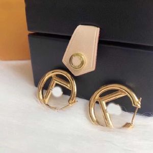 60% de réduction 2023 nouveaux bijoux de mode de haute qualité de luxe pour boucles d'oreilles rondes en laiton argenté de qualité supérieure femme