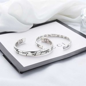 60% de réduction bijoux de créateur bracelet collier bague Amour intrépide fleur oiseau beauté aveugle pour l'amour bouche ouverte mâle femelle amoureux même Bracelet