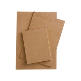 60 pages Kraft Paper Notepad Portable Draft Blank White White Paper Notebook pour peinture Dessin Writing