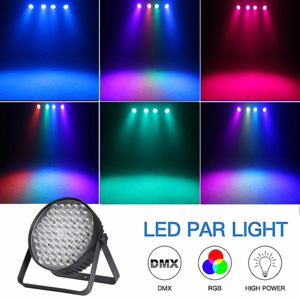 60 uds 3 en 1 RGB LED Par luces disco remoto DJ fiesta vacaciones Navidad música Club sonido activado Flash escenario efecto de iluminación