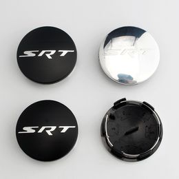 60 stks 63mm Auto Wielnaaf Center Caps voor Dodge SRT Logo Calibre Challenger Journey Caravan Durango Nitro auto Wieldoppen Accessoires