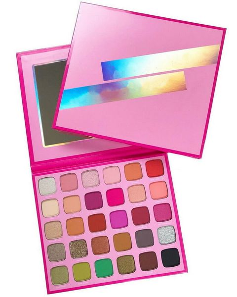 Usine en gros 30 couleurs palette de fard à paupières artistique MxJS Longwear mat chatoyant ombre à paupières maquillage poudre pigmentée palettes d'ombres livraison gratuite