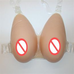 600-1600g Silicone Faux Seins Formes pour Cross Dresser Shemale Drag Queen Mascarade Halloween Jouets Faux Boobs2481