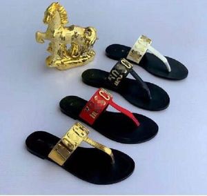 6008 Designer Dames slippers slippers Slippers Hardware Engels decoratieve visgraatdia's mode dames sandalen zomer platte schoenen
