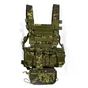600d Viete de poitrine tactique D3 Micré Militarre gilet Tactical Vest Mole System Light-Weight Wargame à libération rapide Paintball