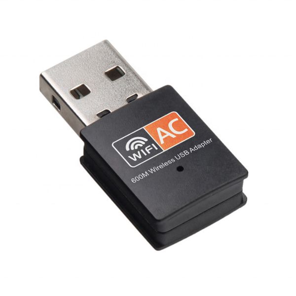 600mbps Wi-Fi Finders 2,4 GHz + 5 GHz Adaptateur USB double bande Carte réseau sans fil Dongle wifi