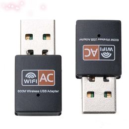 600 Mbps USB WIFI-adapter Dual Band 2.4G / 5GHZ RTL8811CU Draadloze WIFI DONGLE MINI LAN 600M WI-FI-adapters 802.11ac Ethernet-ontvanger MQ100