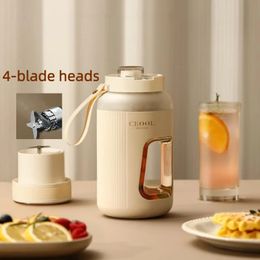 600 ml Juicer tasse à grande capacité Blender Blender Blender Smoothie Fruit Juice Extracteur Electric Citrus Press Sport Water Bottle 240508