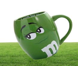 600 ml mm bonen koffie mokken theekopjes en mokken cartoon schattige expressie merkteken grote capaciteit drinkware kerstcadeaus 2108043445437