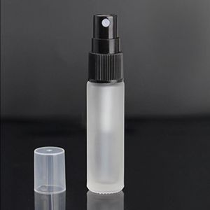600 piezas/lote Botellas de perfume de vidrio de 10 ml 1/3 oz botellas de spray de vidrio con tapas de plata negras doradas para aceite esencial ENVÍO JVQMJ