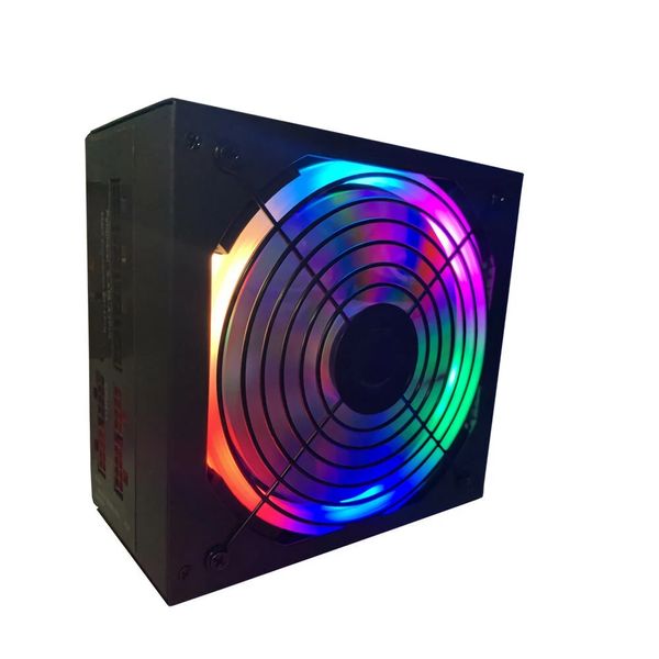 600W RVB PC PC PC Ventilateur multicolore 8 broches ATX 12V Économie d'énergie Sauvetage Mute Computer Desktop Gaming