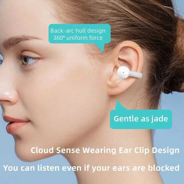 earclip wireless uetooth earbuds ows touch light mini earbuds sweatproof hd stereo universal earbuds b240819