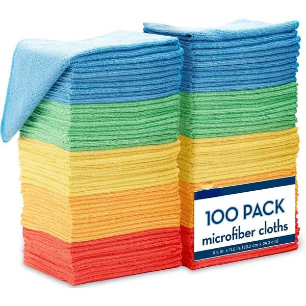 cleaning cloths 12 pack cleaning rag microfiber cleaning cloth 9 color assorted cleaning towels for house kitchen z241021
