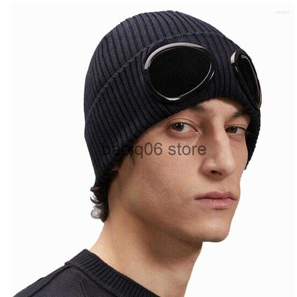 

cp beanie bonnet cp Beanie Cp Hat Beaniebeanie/skull Designe Caps Beanies Winter Glasses Hat Men Cp Ribbed Knit Le, Red