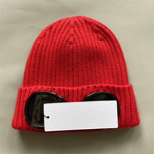 

cp hat Beanie Cp Hat CP Autumn Winter Designer Beanies for Mens and Women Outdoor Warm Korean Version of Couple Wool Hats Unisex, Red