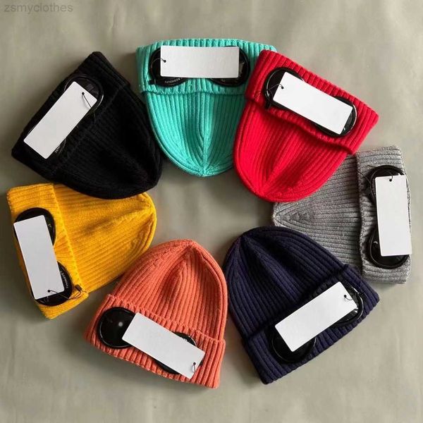 

cp hat Beanie Cp Hat Cp Glasses Beanie Men's CP High Quality Knitted Wool Ribbed Knit Lens Hat Beanies Cap W