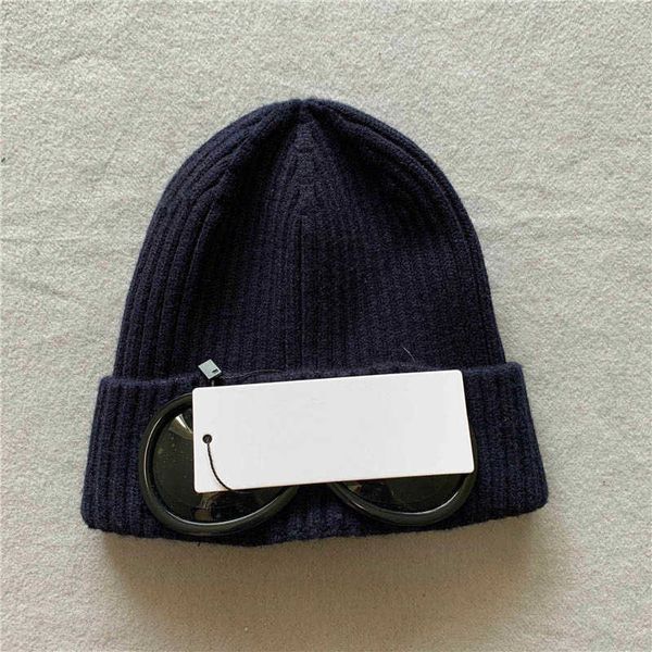 

cp beanie bonnet cp Beanie Cp Hat Cp Glasses Beanie Men's CP High Quality Knitted Wool Ribbed Knit Lens Hat B