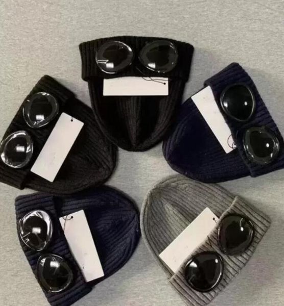 

cp hat Beanie Cp Hat Beanie Hat Beanie9 Color Europe Designer Autumn Windbreak Beanies One Two Lens Glasses Goggles Cp Men Knitted Ha, Face mask gray